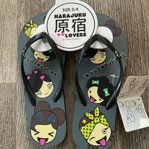 Gwen Stephani Harajuku Sandals- 3/4 (emoji)